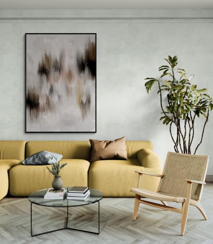 لوحات جدارية فن تجريدي - أبعاد رمادية