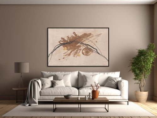 لوحات فنية جدارية فن تجريدي نمط عتيق