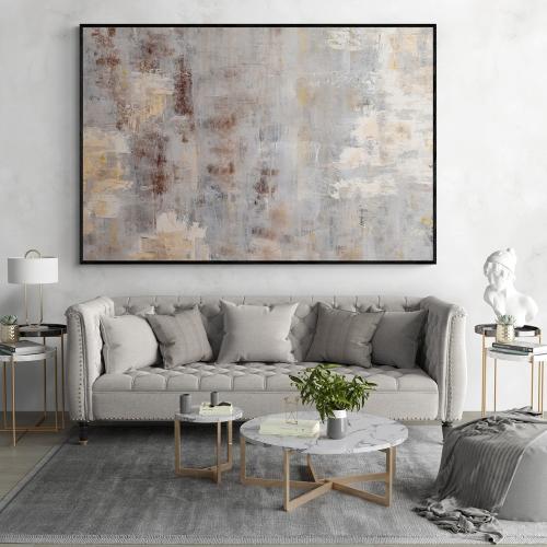 لوحة جدارية كبيرة فن تجريدي