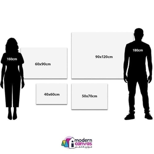 لوحات فنية جدارية فن تجريدي اوراق الشجر