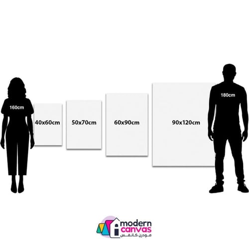 لوحه جدارية كانفس فن تجريدي