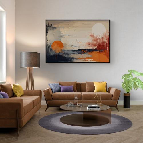 لوحه جدارية كانفس فن تجريدي