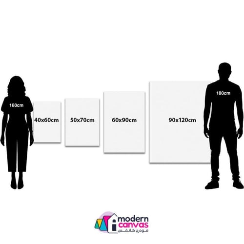 لوحه جدارية كانفس فن تجريدي