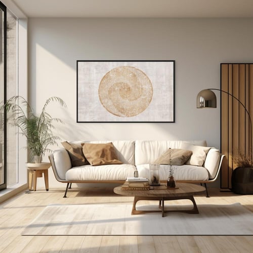 لوحات فنية جدارية فن تجريدي ذرات الذهب