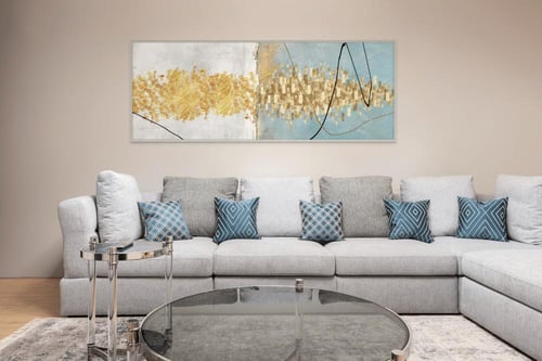 لوحة جدارية فنية، قماش كانفس للصالة - عُمق