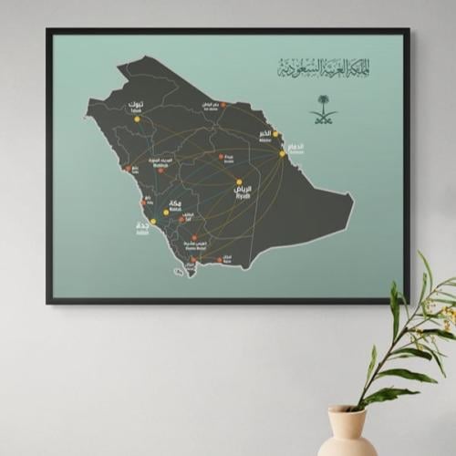 لوحه جدارية كانفس