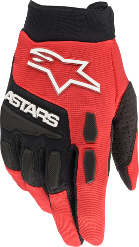 ALPINESTARS FULL BORE GLOVES BRIGHT REDBLACK قلفز...