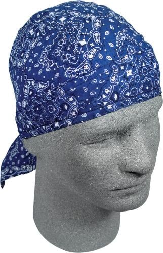 ZAN FLYDANNA PAISLEY NAVY بندانه طاقيه بايسلي ازرق