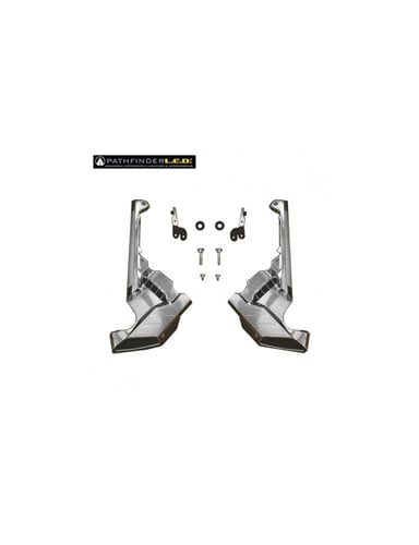 PATHFINDER CALIPER COVERS W/ LED LIGHTS CHROME FOR...