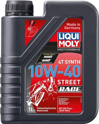 LIQUI MOLY 4T Street Motorcycle Engine Oil 1L Full...