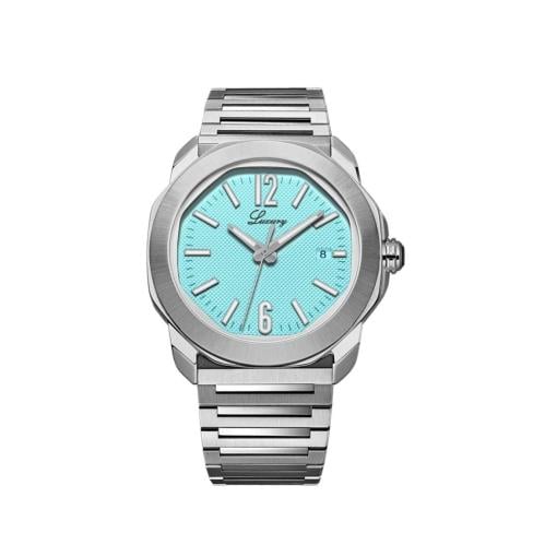 ساعة رجالية استيل باللون الفضي