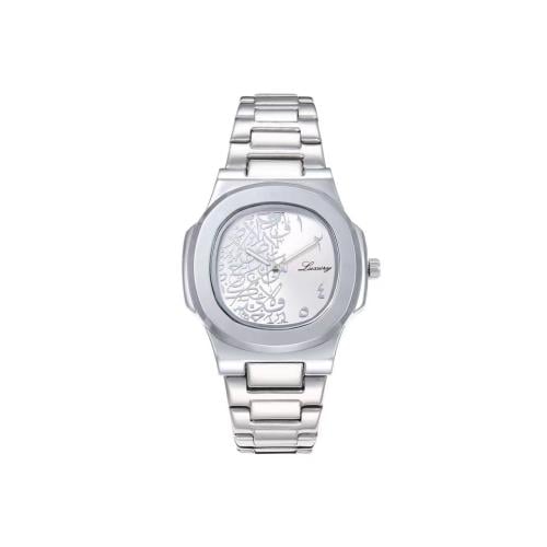 ساعة رجالية بسير ستيل بلون