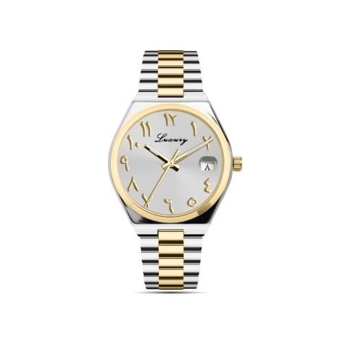 ساعة رجالية ستيل بلون الفضي