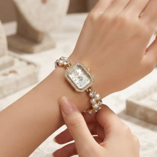 ساعة كرستال نسائي فخمة
