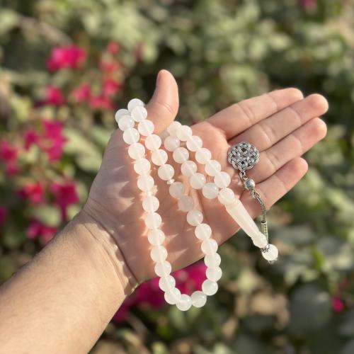 سبحة بكلايت - ابيض