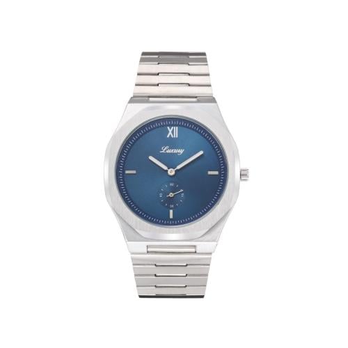 ساعة رجالية بسير ستيل بلون فضي