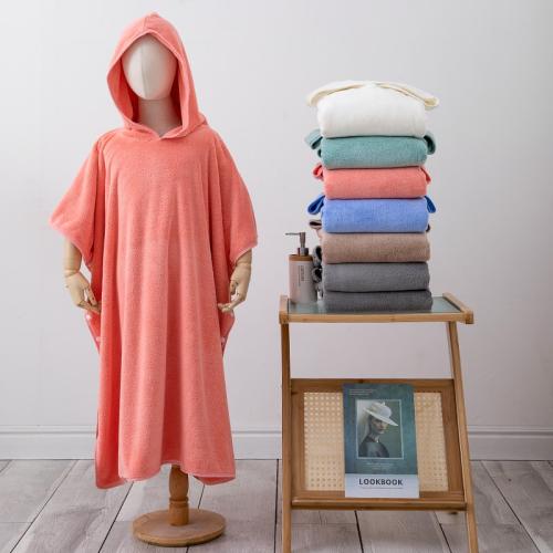 روب حمام أطفال مع قبعة ناعمة ومريحة