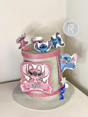 قبعة ستيتش ( وردي )