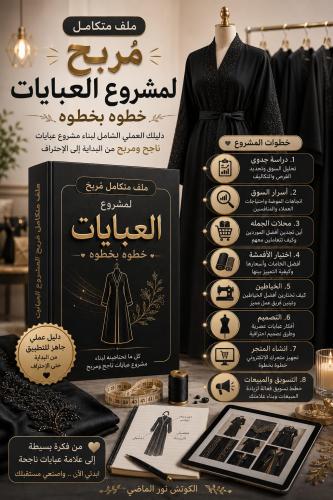 دليلك لمشروع العبايات