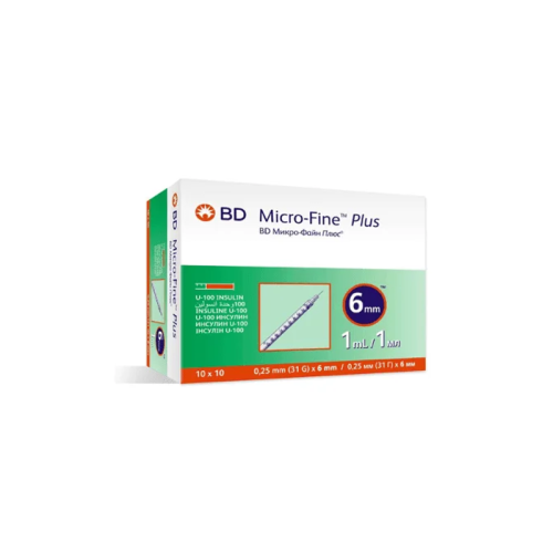 BD insulin syringes 1 ml capacity 10 pieces pack