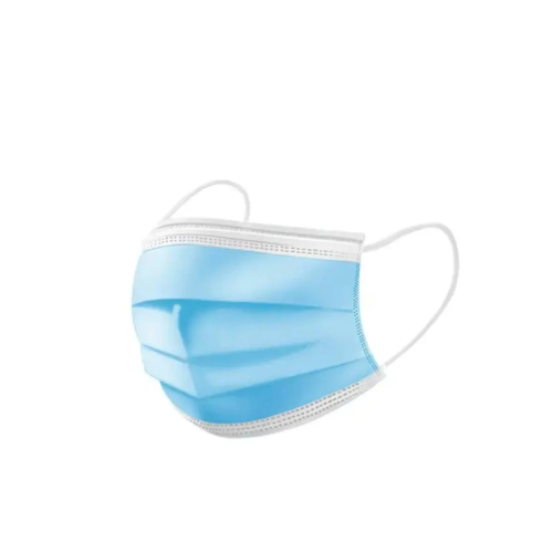 Blue medical face masks 3 layers with ear loops