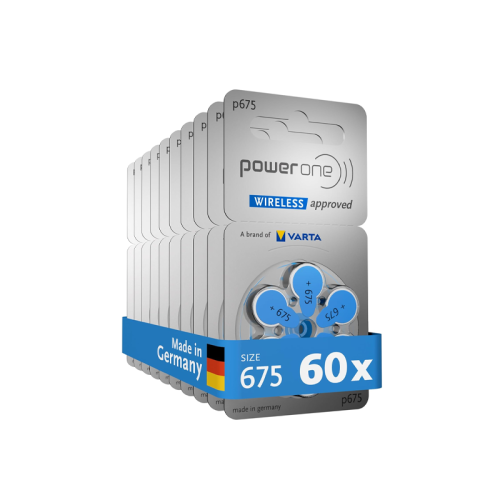Power One P675 batteries, pack of 6 pieces