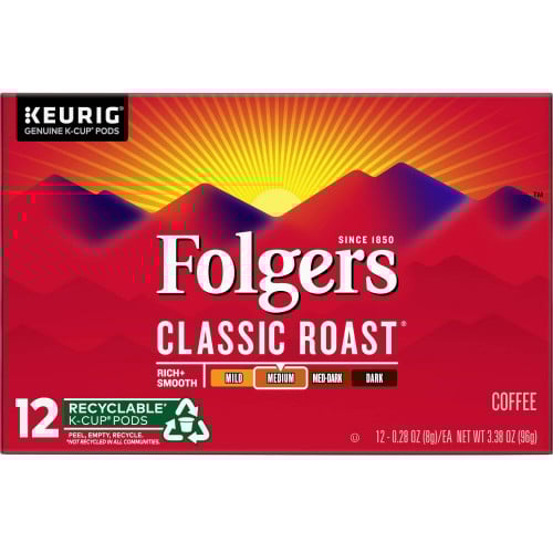 كبسولات قهوة فولغرس حمصة كلاسيك 12 كبسولة