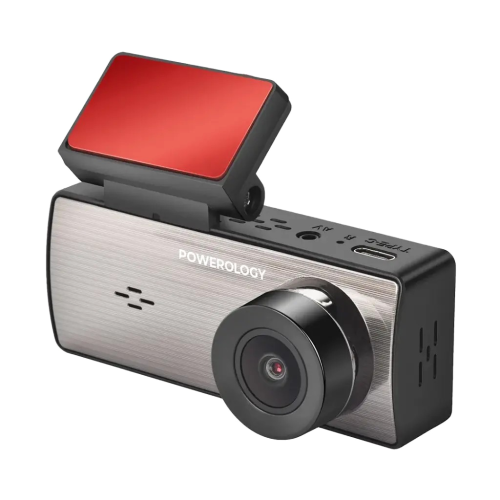 dash cam - داش كام امامي وخلفي 2k ماركة POWEROLOGY