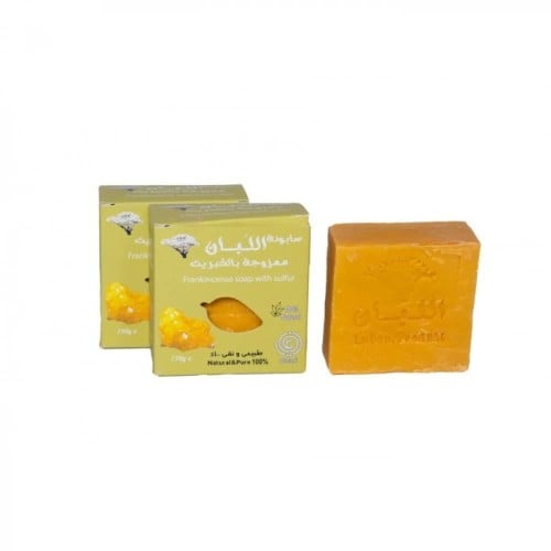 صابون لبان الذكر بمزيج الكبريت