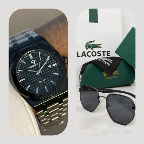 عرض ساعه مع نظارة