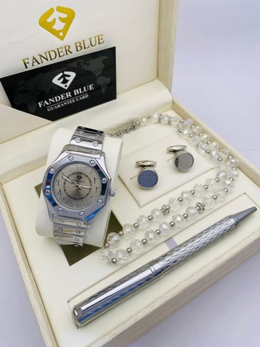 طقم ساعه رجالي