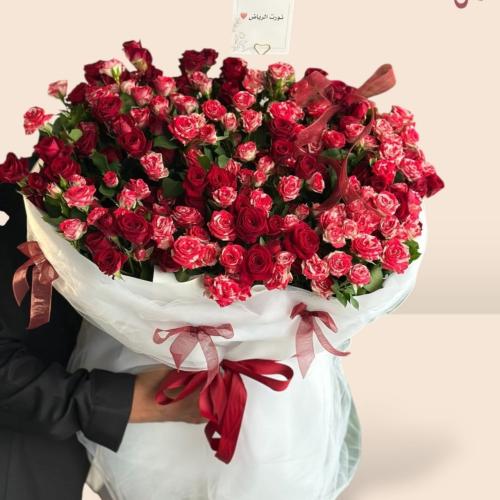 باقه بيبي روز حجم كبير