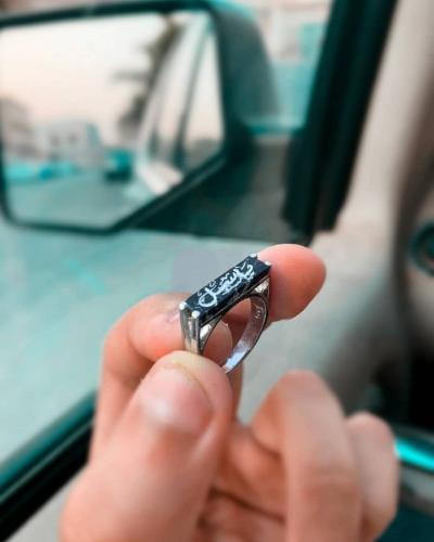 خاتم ملكي فضه رجالي