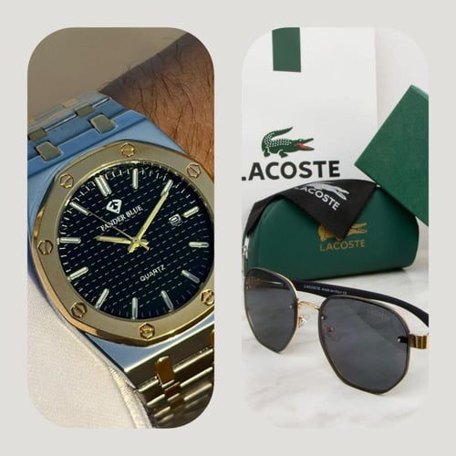 عرض ساعه مع نظارة