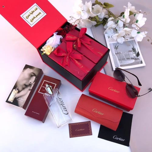 بوكس عطر كارتير ونظارة