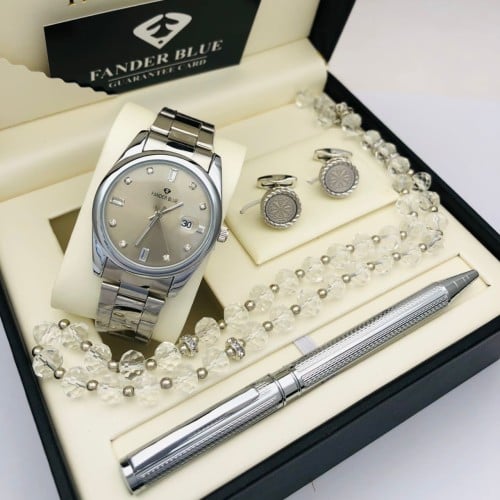 طقم ساعه رجالي