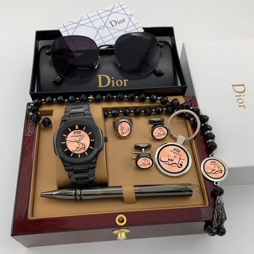 بوكس طقم ساعه بالاسم