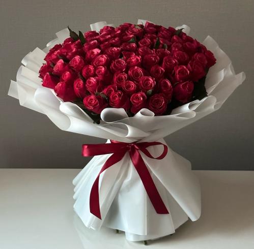 باقه ورد احمر كبير