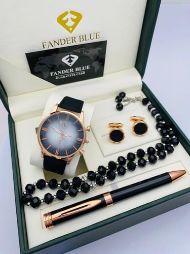 طقم ساعه رجالي