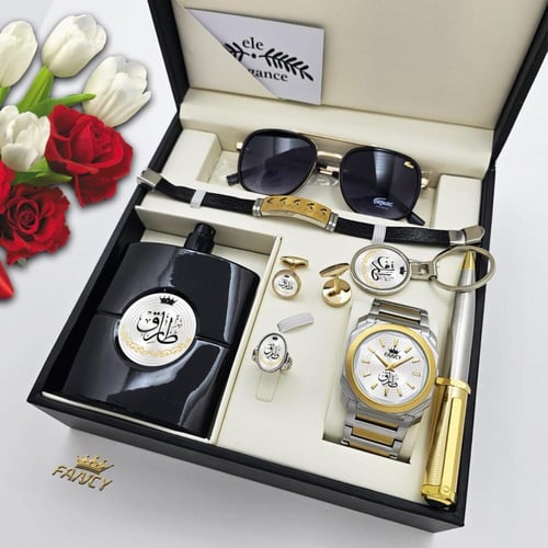 بوكس طقم ساعه بالاسم