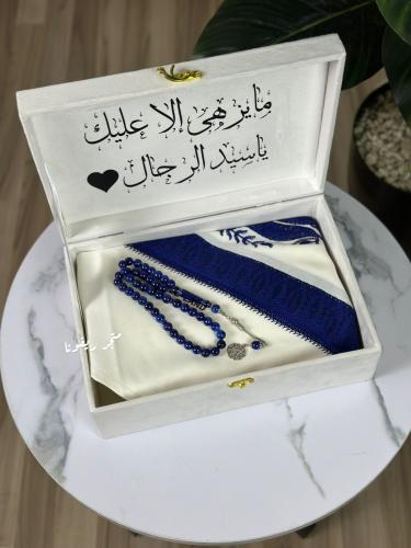 شماغ كشميري اصلي مع سبحه بكلايت