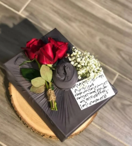 تغليف قماش وورد