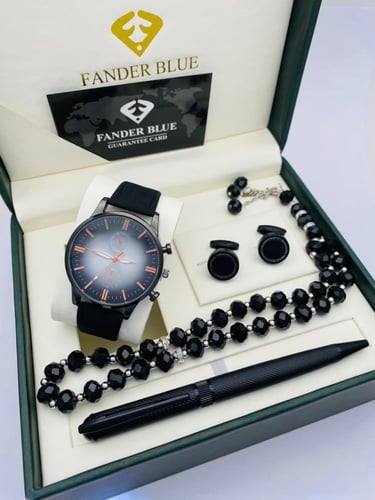 طقم ساعه رجالي