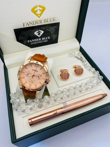 طقم ساعه رجالي