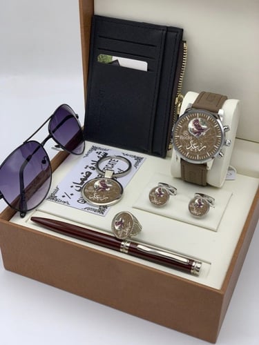 طقم ساعه رجالي