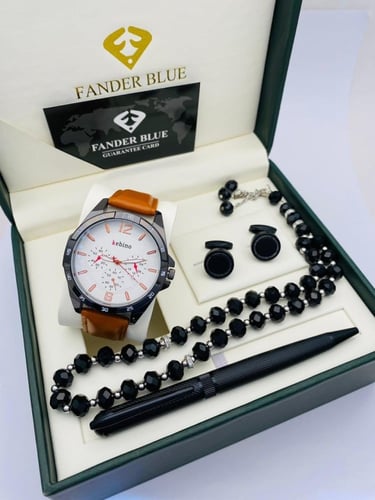 طقم ساعه رجالي