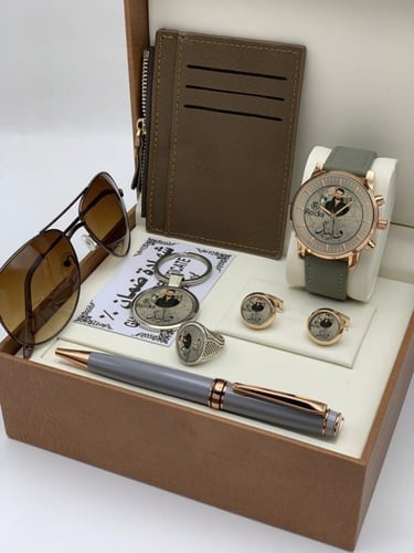 طقم ساعه رجالي