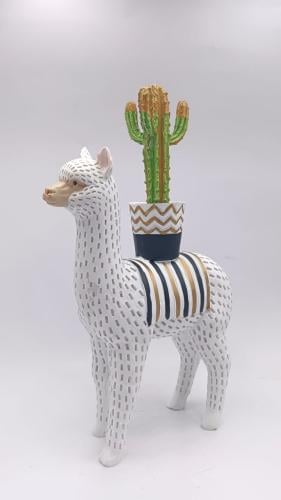 A masterpiece with cactus height 26 cm