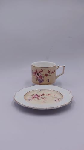 Turkish coffee cup with saucer height 6 cm