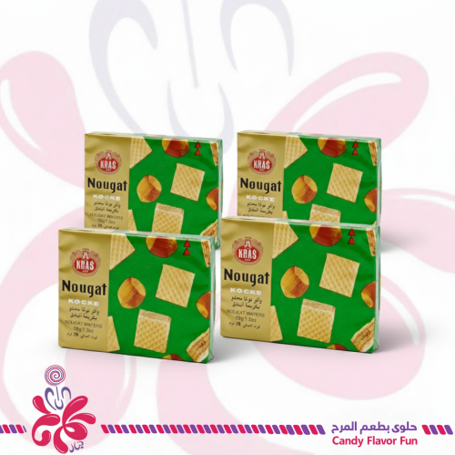 ويفر كراس نوغا المحشو بكريمة البندق مربعات 4*38جم